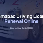 Islamabad driving license renewal online